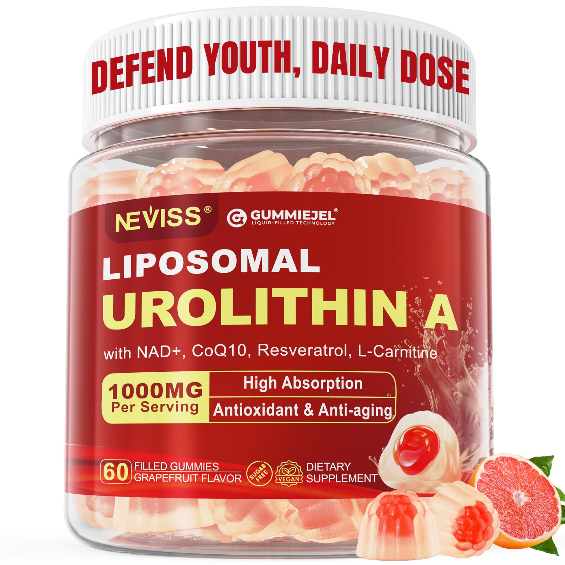NEVISS Liposomal Urolithin A 1 – TrustScore® 4.8/10