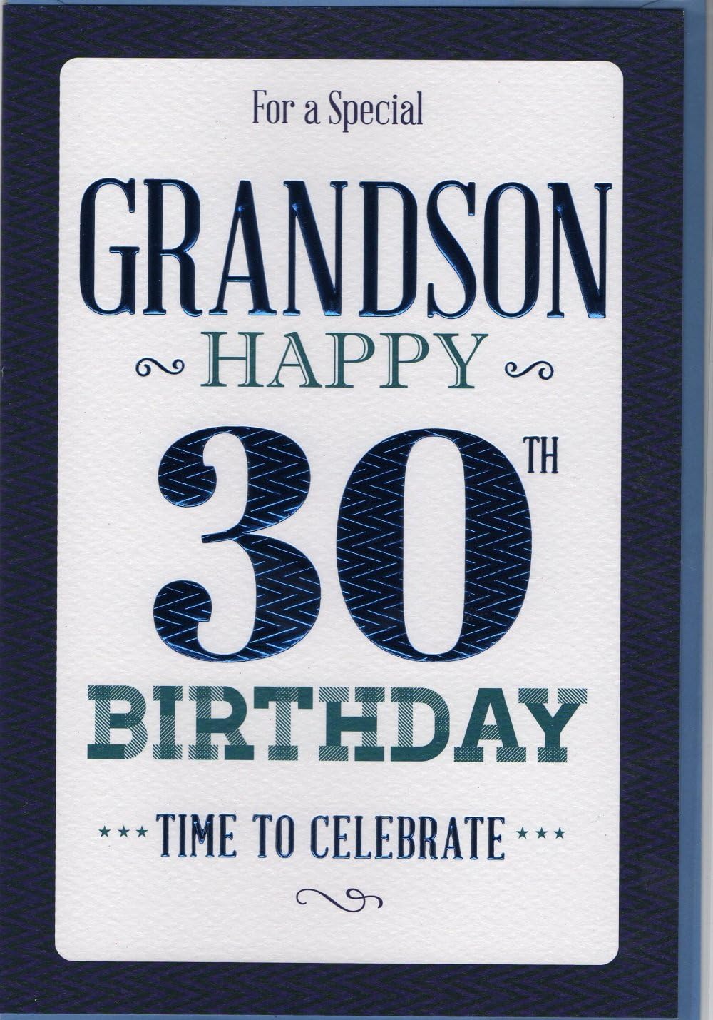 Grandson Happy 30th Birthday Card Amazon.co.uk Office Products