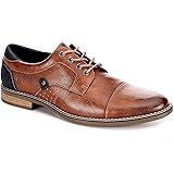restoration mens justin lace up cap toe oxford shoes