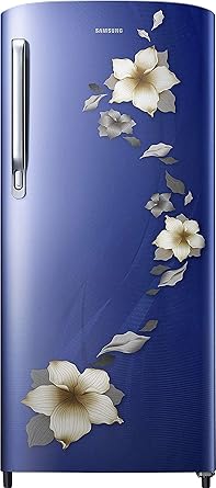 Samsung 192 L 2 Star Direct Cool Single Door Refrigerator (RR19T271BU2/NL, Star Flower Blue)