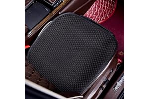 Bamboolady Ice Linen Car Seat Covers Front Seats Only,Cooling Bottom Seat Covers for Cars,Trucks,Universal Car Seat Cushion Breathable,Ventilated [Black Front seat Covers]