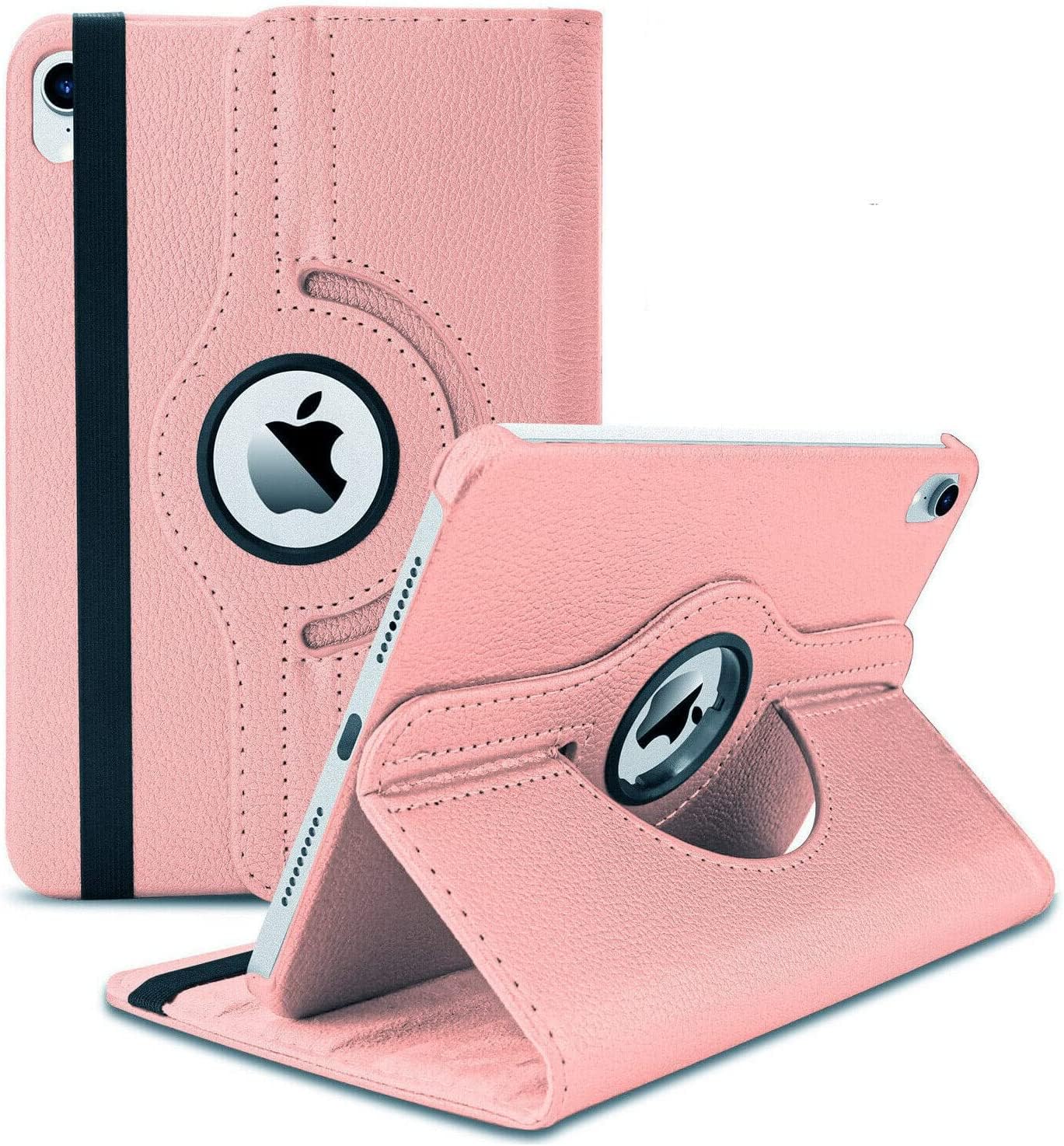 World Biz Rotating Case for iPad Air 10.9’’ 5th / 4th Generation Case (2022/2020), 360° Rotation Shockproof PU Leather Flip Cover with Auto Wake/Sleep Apple iPad Air 5/4 10.9 inch (Rose Gold) — image 1