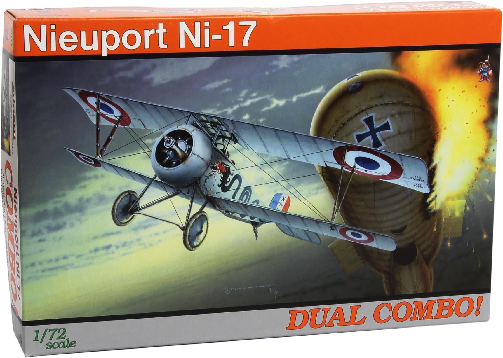 Eduard Plastic Kits 7071 Model Aeroplane Nieuport Ni-17 Dual Combo