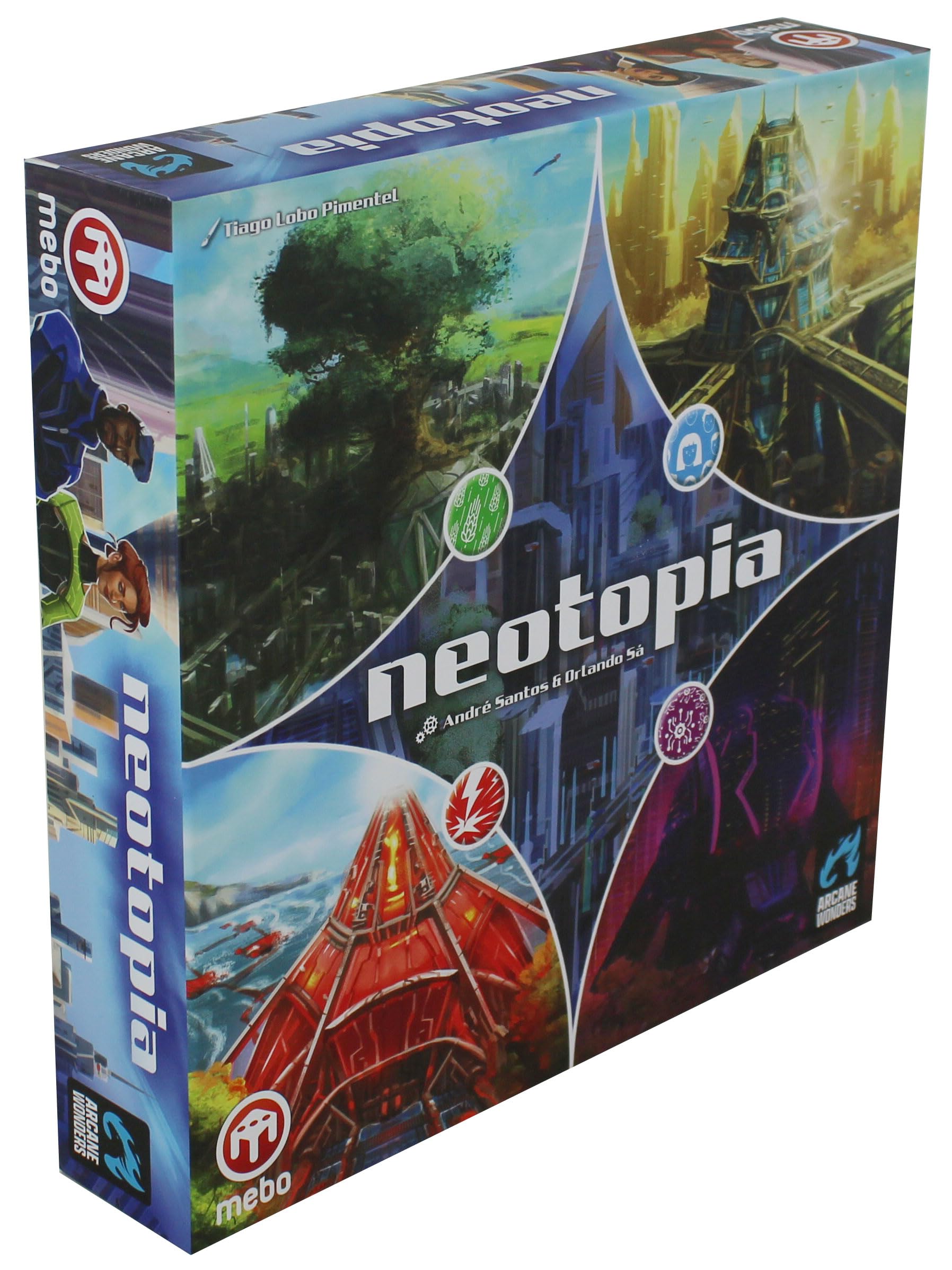Neotopia by Arcane Wonders Strategy Board Game, Blue