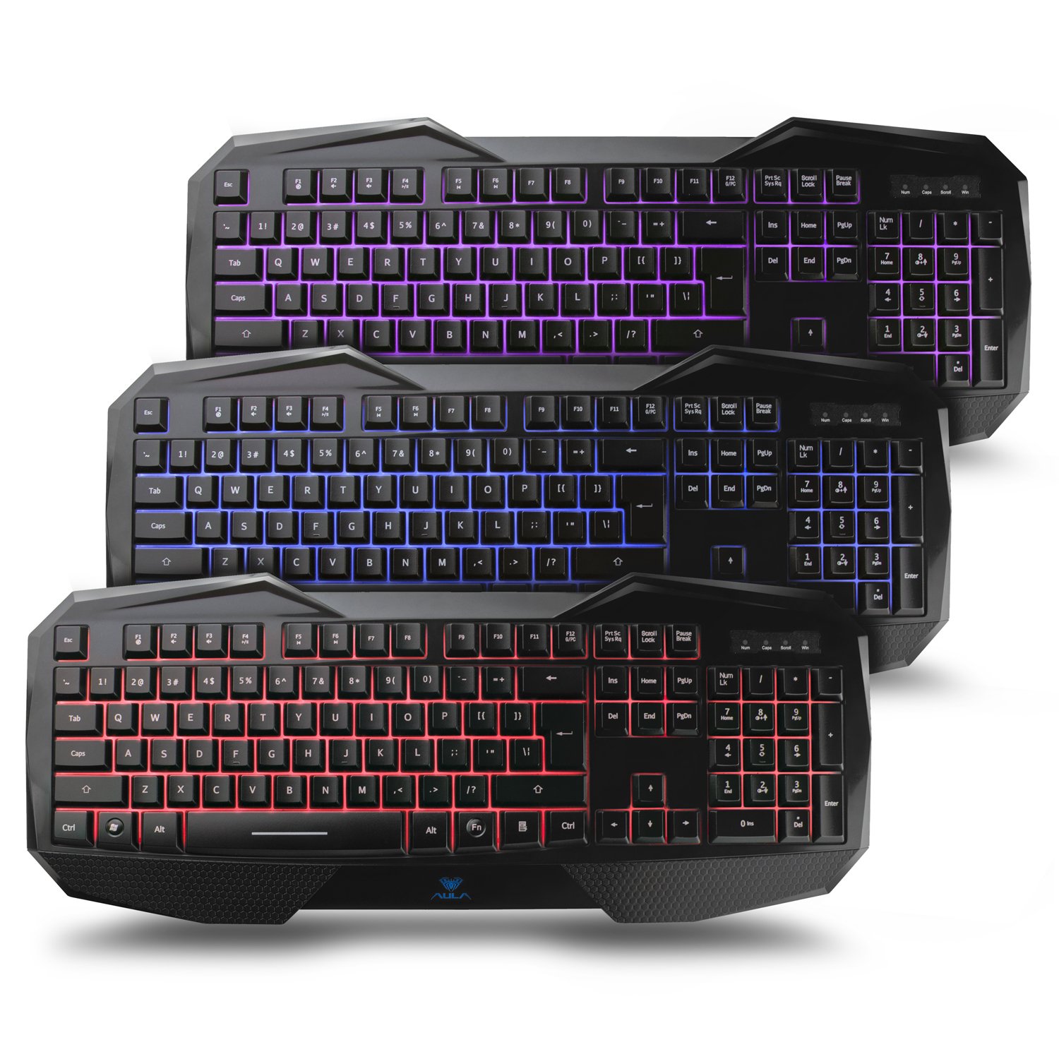 AULA LED Backlit Gaming Keyboard (3 Colorways) Buy Online in Kuwait at
