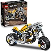 LEGO Technic Yellow Motorcycle Toy - Building Toy for Boys & Girls, Ages 7+ - Model Kit with Detailed Features - Bedroom Deco