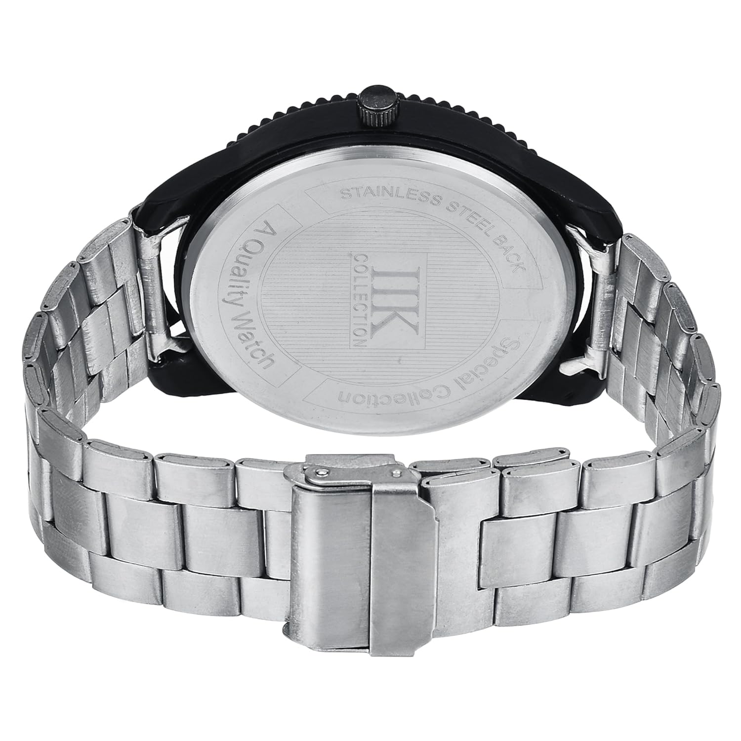 iik collection silver dial analogue men's and boys watch by kt fashions (iik-810m)