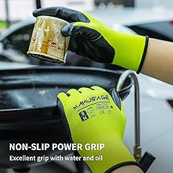 MANUSAGE Safety Work Gloves - Protective Glove for