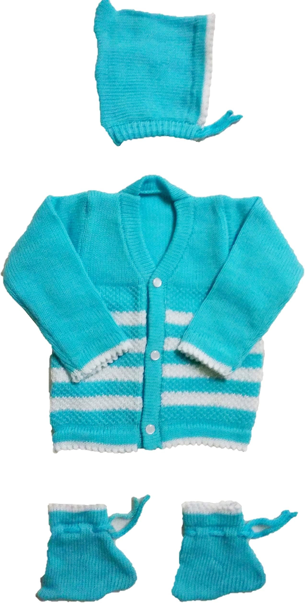 RK SWEATERS Baby Sweaters Just Born to 1,2 Years Infant Boy or Girl 0-6,6-12,12-18,18-24,1,2,4,5,7,8,9 Months Little Zero Size Soft