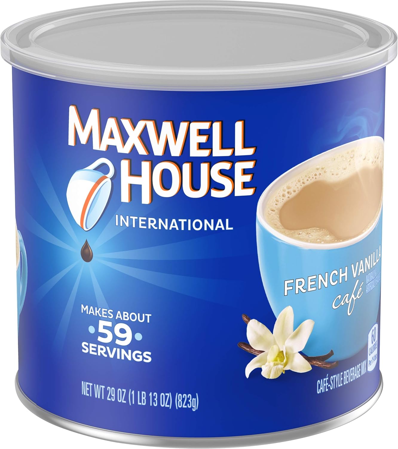 Maxwell House International Coffee French Vanilla Cafe 29 Ounce Cans Amazon Ca Home Kitchen