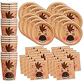 Horse Birthday Party Supplies Set Plates Napkins Cups Tableware Kit for 16