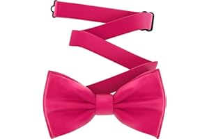 Adam Young Men's Bow Ties Pre-Tied Style Formal Satin Classic Bowtie for Tuxedo Faux Silk