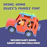 Bluey Heeler 4WD Family Toddler Toy Car with 4 Figures & Surfboards view 5