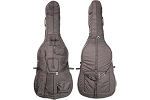 Bobelock 3/4 Upright String Double Bass Soft Bag - Black