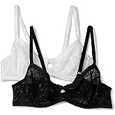 Amazon Essentials Women's Stretch All Over Lace Balconette Bra