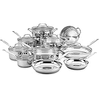 Cuisinart 77-17N 17 Piece Chef's Classic Set, Stainless Steel