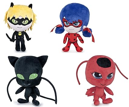 Amazoncom Miraculous Tales Of Ladybug Cat Noir Pack 4