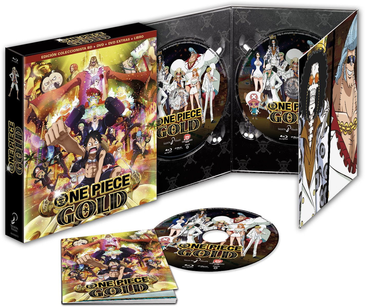 One Piece Film Gold (ONE Piece Gold - BLU RAY - ED.COLECCIONISTA, Spain Import, See Details for Languages)