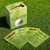 Tee Box Chaos Golf Card Game - 18 Holes of Fun, Waterproof Golf Cards for Golfers, Golf Gifts for Men, Golf Accessories & Gag