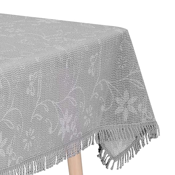 WOLTU Gartentischdecke Tischdecke Weichschaum mit Quaste geschäumt 3D Druck Wetterfest Witterungsbeständig Rutschfest Outdoor