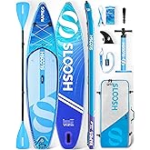 SLOOSH Inflatable Stand Up Paddle Board, 11'6" Inflatable Paddle Boards with Premium Accessories, Non-Slip EVA Deck, Ultra-Light Carry Bag Pump, Rapids SUP for Youth & Adults