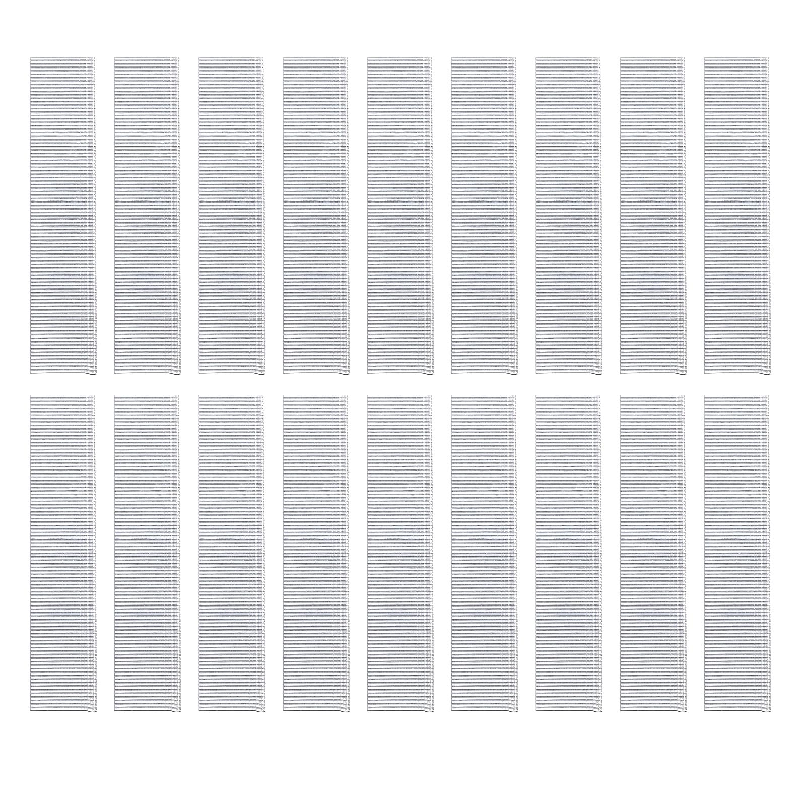 Glarks 5000Pcs 18 Gauge 1" Galvanized Brad Nails Straight Finishing Nail Assortment Kit for Molding Cabinetry Assembly (F25)