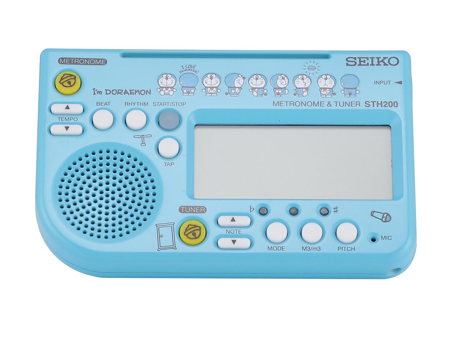 Amazon Seiko セイコー メトロノーム チューナー I M Doraemon ドラえもん ブルー Sth0drl チューナー 楽器 音響機器