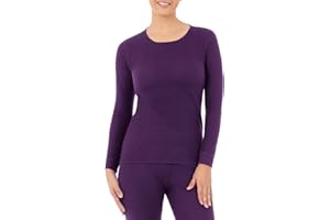Fruit of the Loom Womens Micro Waffle Premium Thermal Crew Top