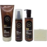 Bath & Body Works Coco Shea Espresso Fragranced Trio Gift Set - Moisturizing Body Wash, Perfume Mist and Body Lotion - with a Natural Oats Bar Soap - Full Size