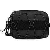 Tactical Molle Admin Dump Pouch, Molle Pouches for Vest Utility EDC Pouch Bag Dual-Purpose Sub Abdominal Dangler Drop with Molle Loop Back Strap