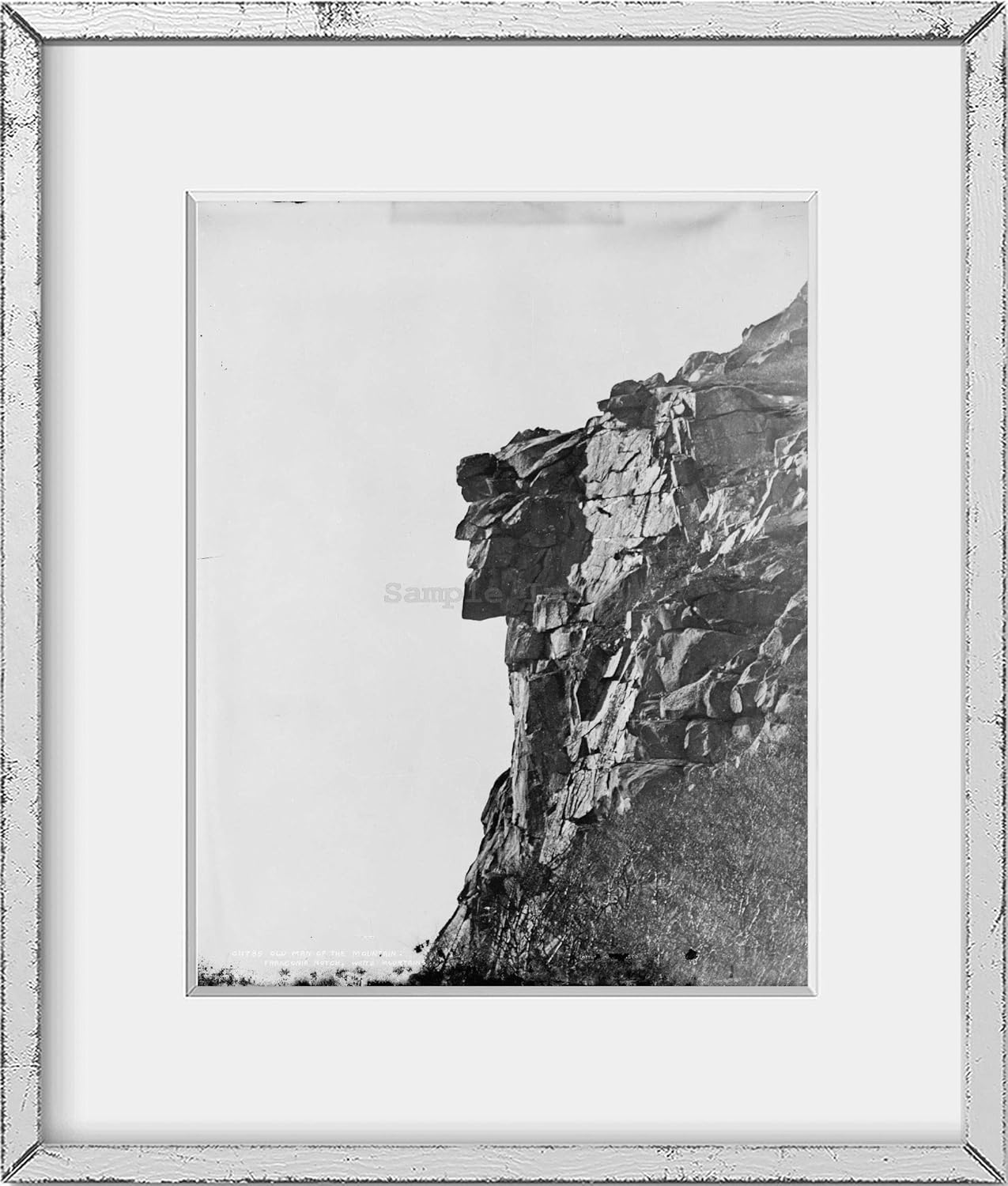 Photographs - INFINITE PHOTOGRAPHS Photo: Old Man of The Mountain | Franconia Notch | White Mountains | New Hampshire | Home Decor
