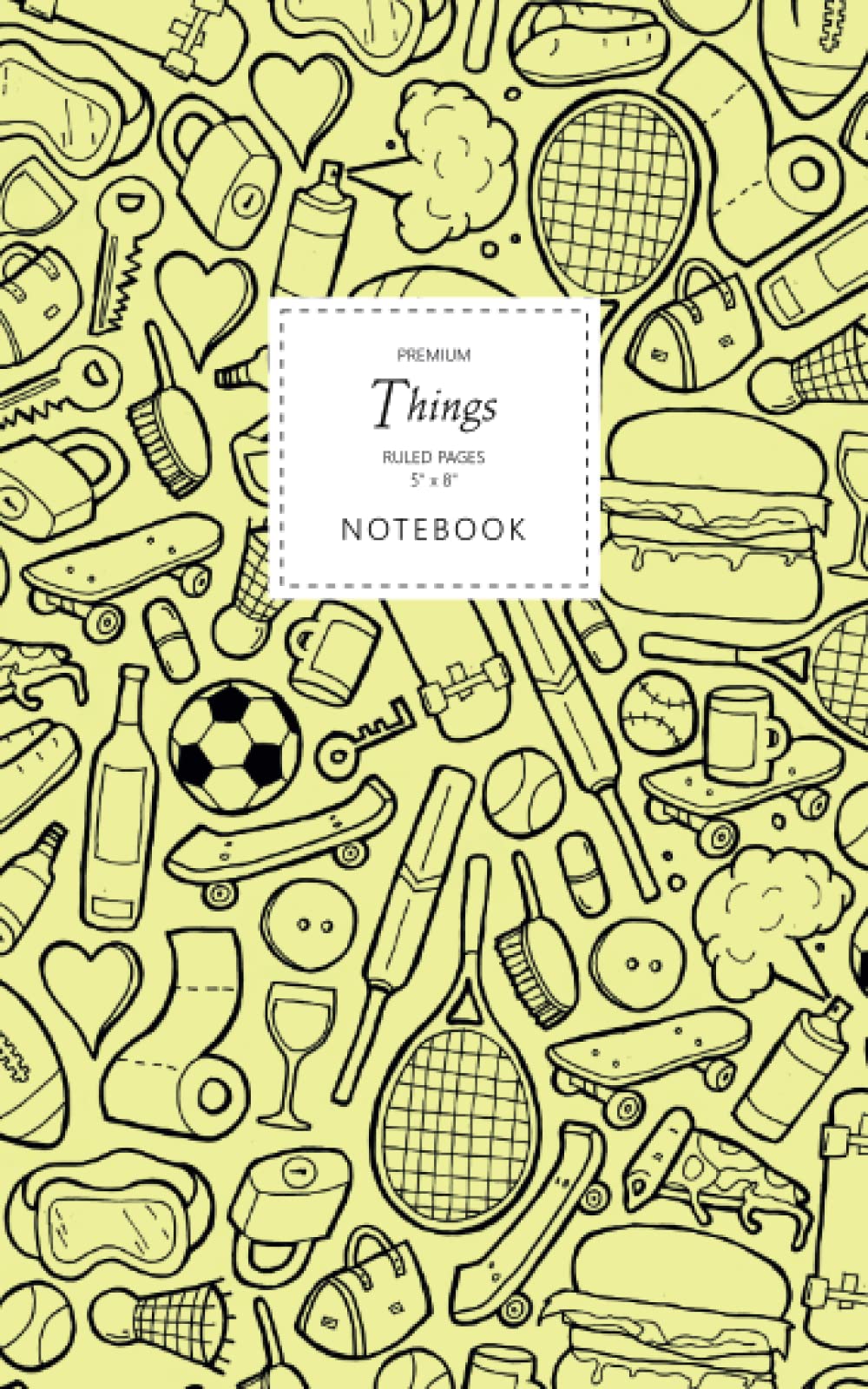 Things Notebook - Ruled Pages - 5x8 - Premium (Yellow)