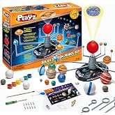 Playz Solar System Model kit for Kids, Planetarium Projector Planet Toys | for kids, DIY Solar System for kids School Project kit with 8 planets, Astronomy STEM space toys for kids ages 8-12 Gifts