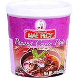 Mae Ploy Panang Curry Paste, Authentic Thai Panang Curry Paste for Thai Curries & Other Dishes, Aromatic Blend of Herbs, Spic