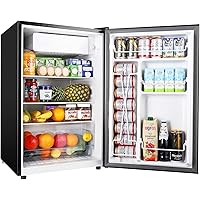 TECCPO Mini Fridge TAMF33, 4.5 Cu.Ft Mini Fridge with Freezer, Energy Star, Auto Defrost, Super Quiet, Small…