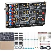 BANRIA DIY Logic Gate Circuit Soldering Kit&ndash;Basic Logic Gate Learning Kit | with Interactive LED Simulation, Electronics Soldering Practice Kit for Middle High School College Students STEM Education