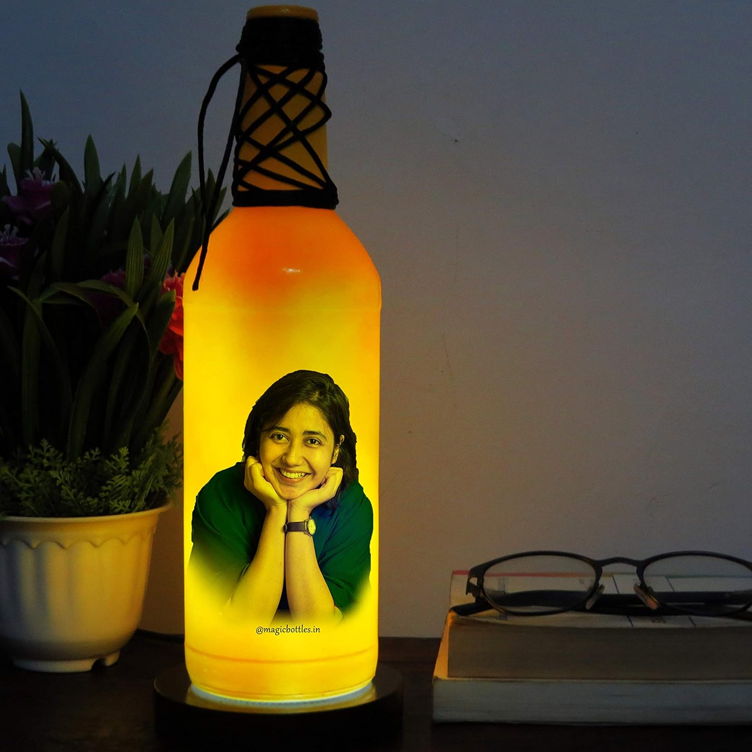 Buy Magicbottles Lamp Unique Personalized Gift For Birthdays Anniversary For Girlfriends Parents Husband Wife Boyfriend Online At Low Prices In India Amazon In