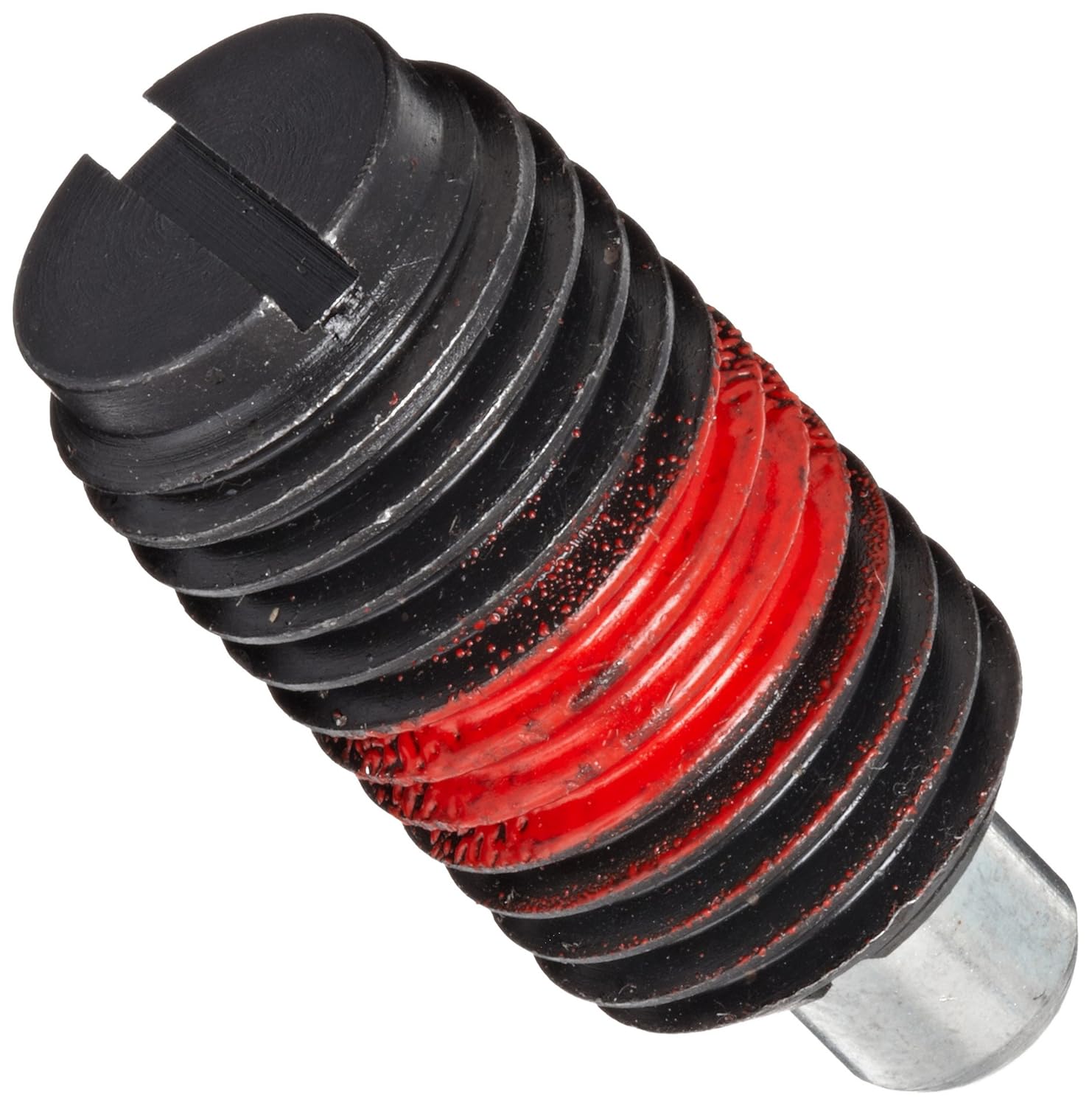 Jergens 27170 Metric Shortie Spring Plunger, Low Carbon Steel, M4 x 0.7