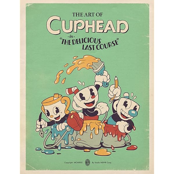 【海外限定／レア】CUPHEAD アートブック セル画 シグネチャーエディション 海外限定／レア】CUPHEAD アートブック セル画 シグネチャー