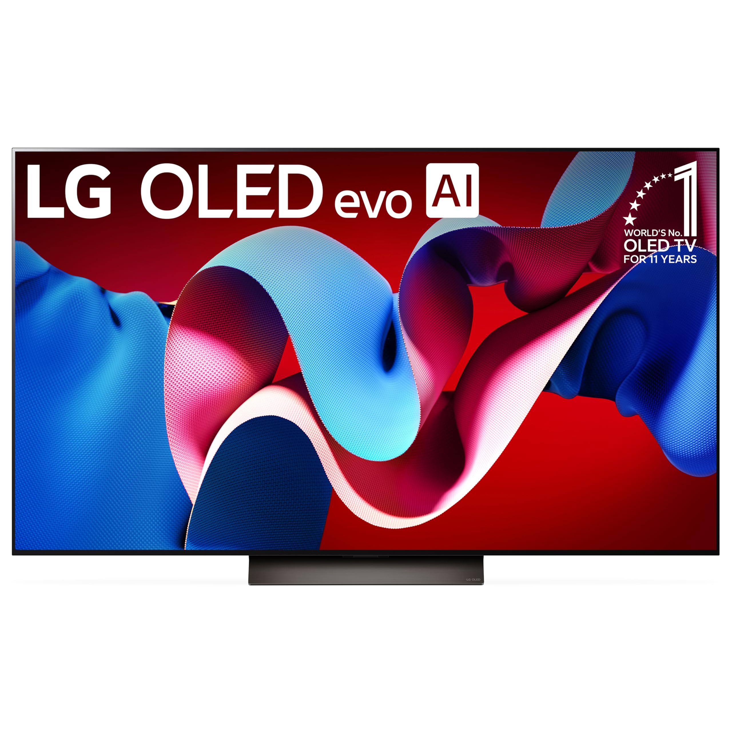 Photo 1 of ***NO PACKAGING***

LG 77-Inch Class OLED evo C4 Series Smart TV 4K Processor Flat Screen with Magic Remote AI-Powered with Alexa Built-in (OLED77C4PUA, 2024)