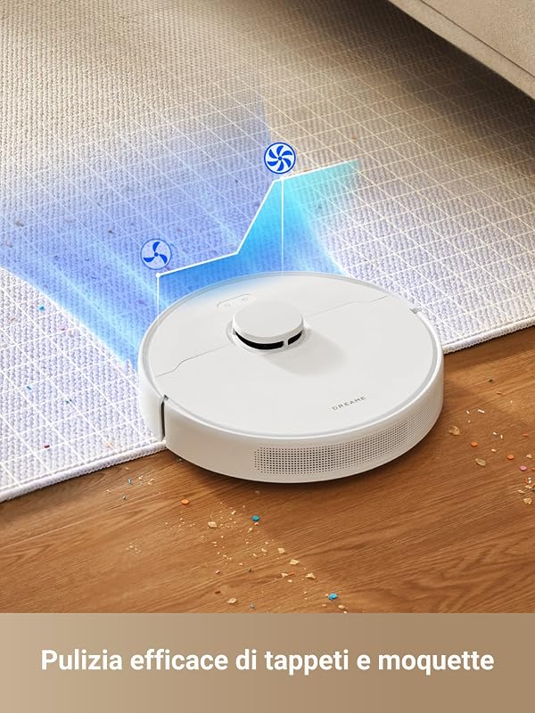 D10 Plus Gen 2 Robot Aspirapolvere, Potenza di Aspirazione 6.000 Pa
