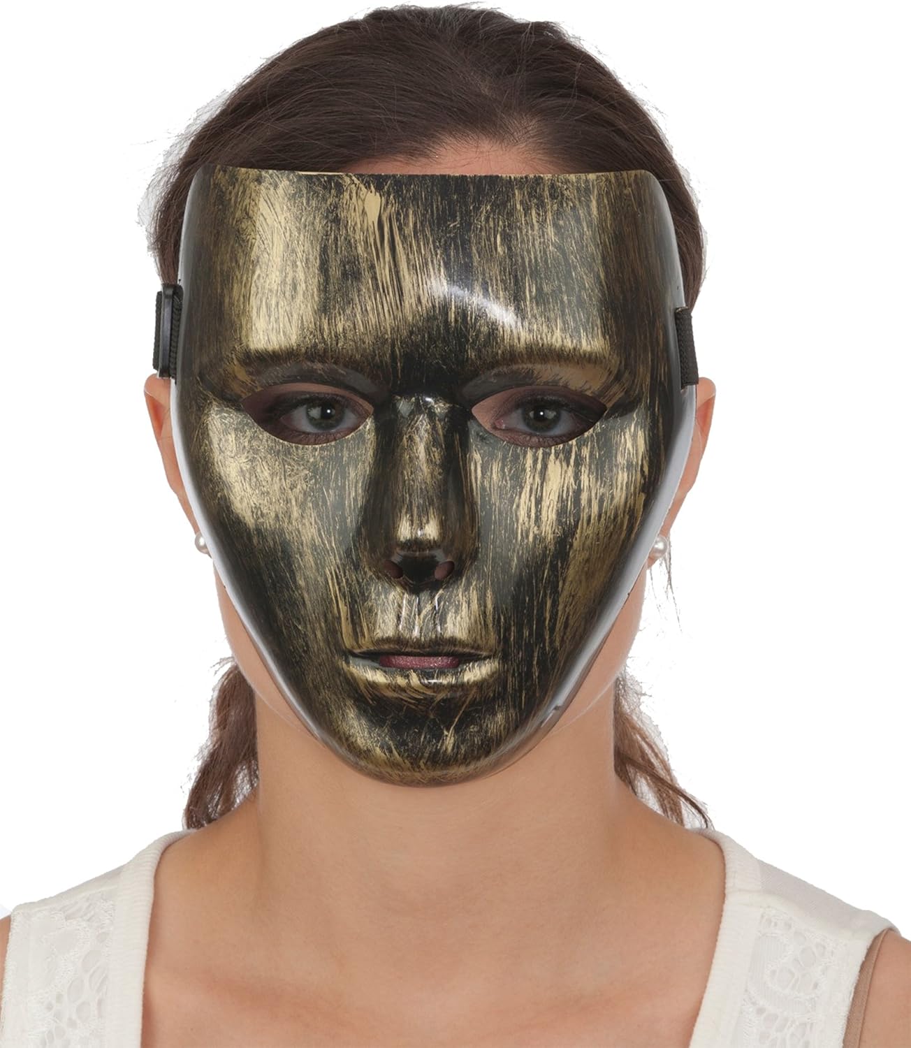J26515 (Gold) Brushed Gold Face Mask Clothing