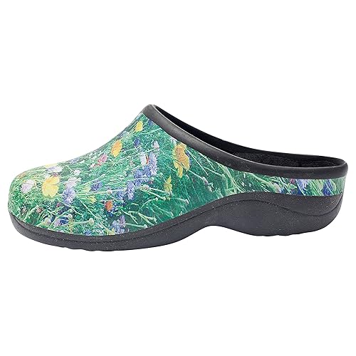 Waterproof Premium Garden Clogs With Arch Support-Meadow Design By