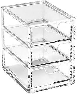 Osco A3276 - Organizador con 3 cajones, acrílico: Amazon.es: Oficina y papelería