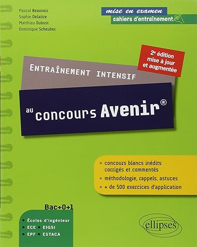 Download Entraînement intensif pour réussir le concours Avenir PDF