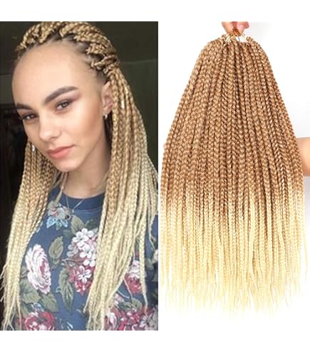 Amazon.com : Goddess Box Braids Crochet Hair 18 Inch 1 Pack  display picture 1