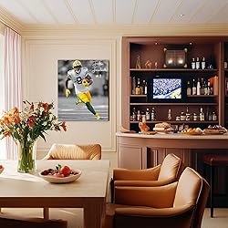 B.B.F MAKE American Football Sports Canvas Wall Art