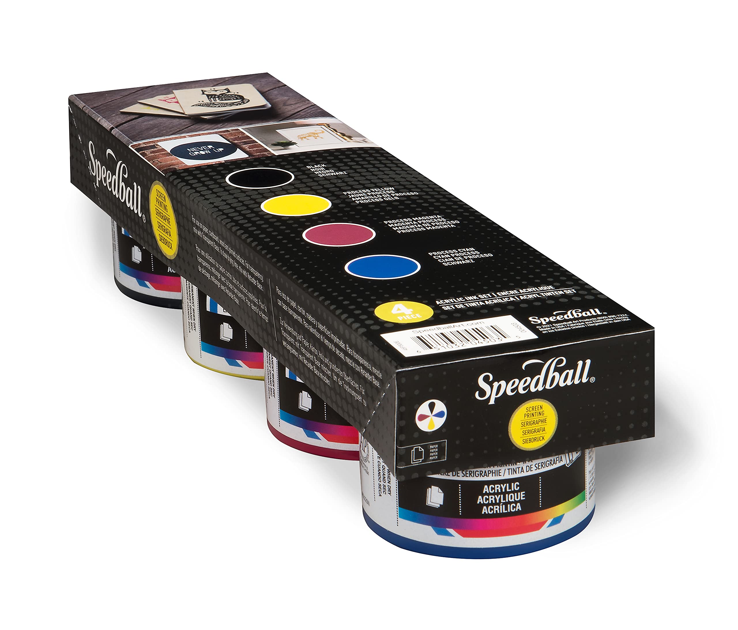 Speedball Acrylic Screen Printing Ink Starter Set (4503)