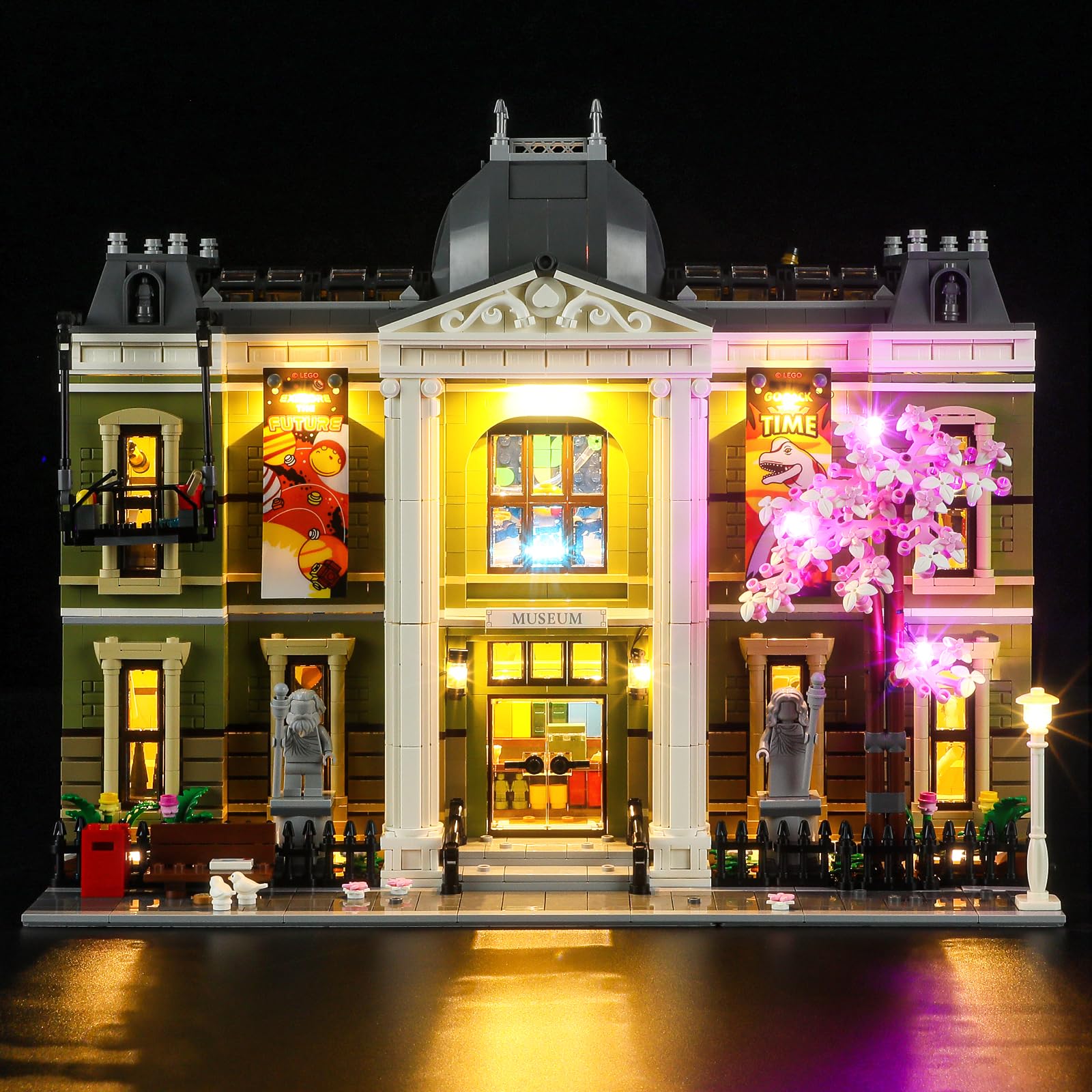 GEAMENT LED Light Kit Compatible with LEGO Natural History Museum - Lighting set for Icons 10326 (Model Set Not Included)