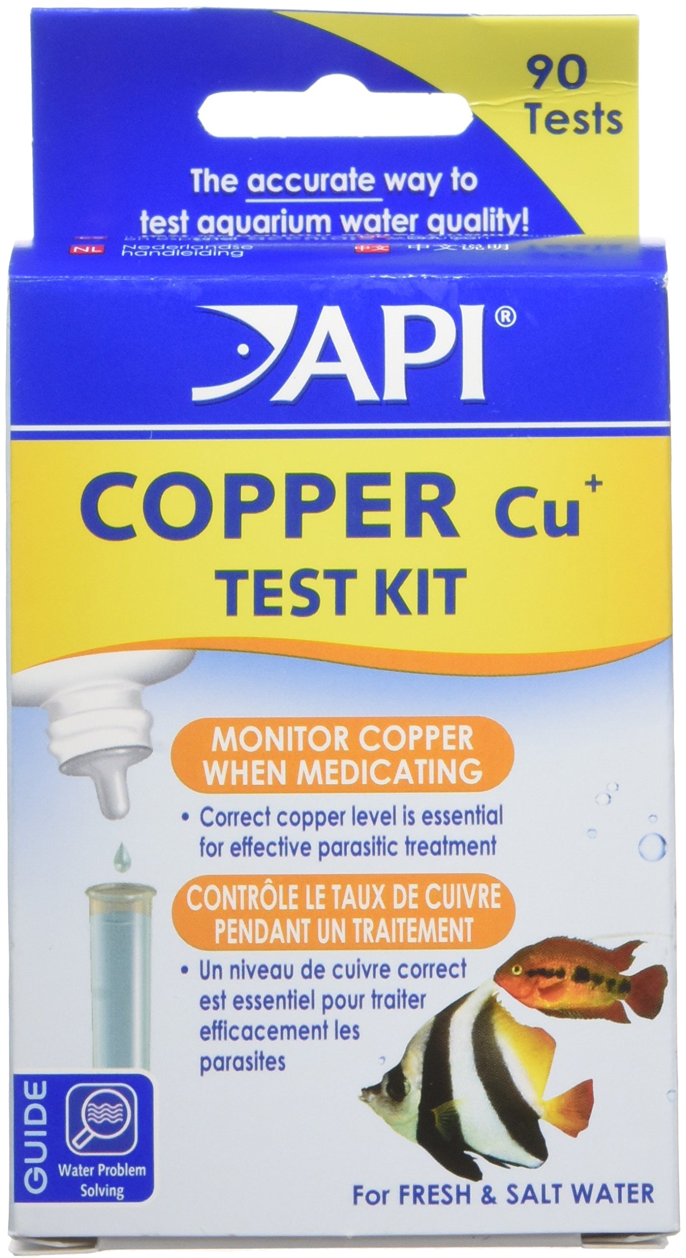 API COPPER TEST KIT 90-Test Aquarium Water Test Kit